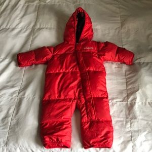 Columbia infant snowsuit 6-12 months